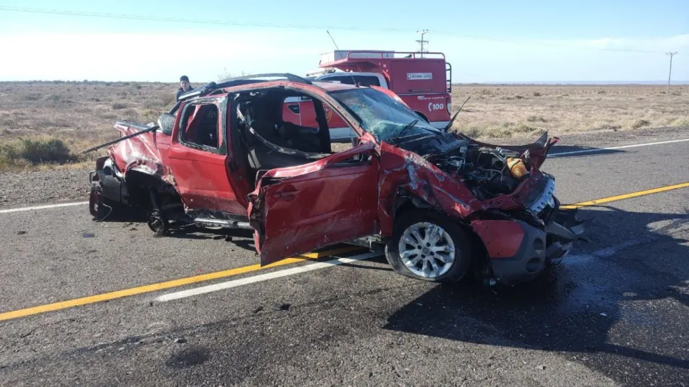 Tres hermanos protagonizaron un vuelco cuando viajaban a San Luis