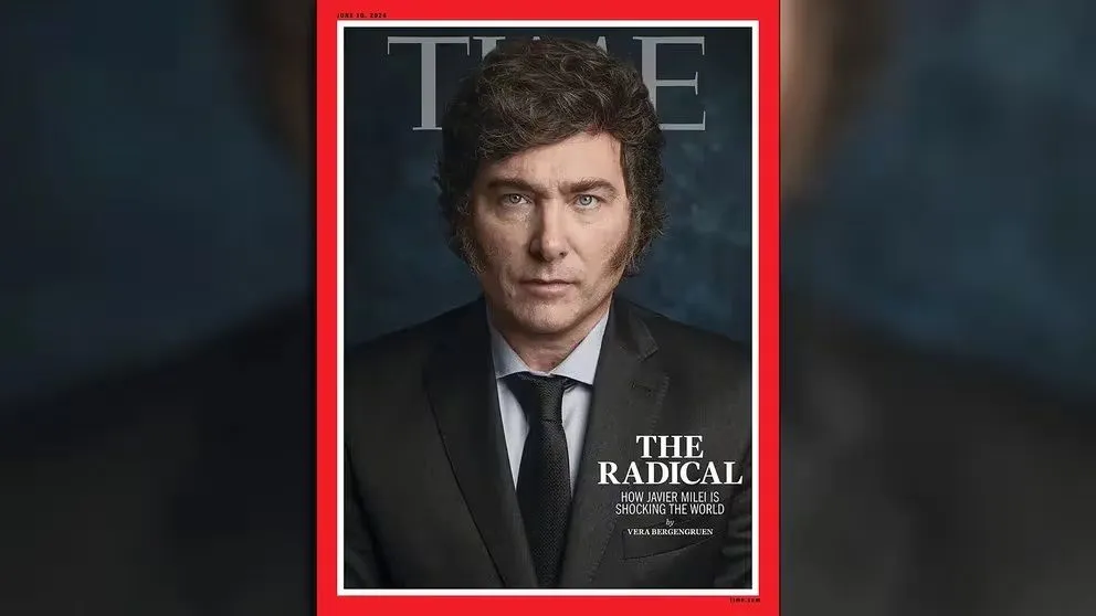 Milei apareció en la tapa de la revista Time y analizaron sus "planes radicales para cambiar la Argentina"