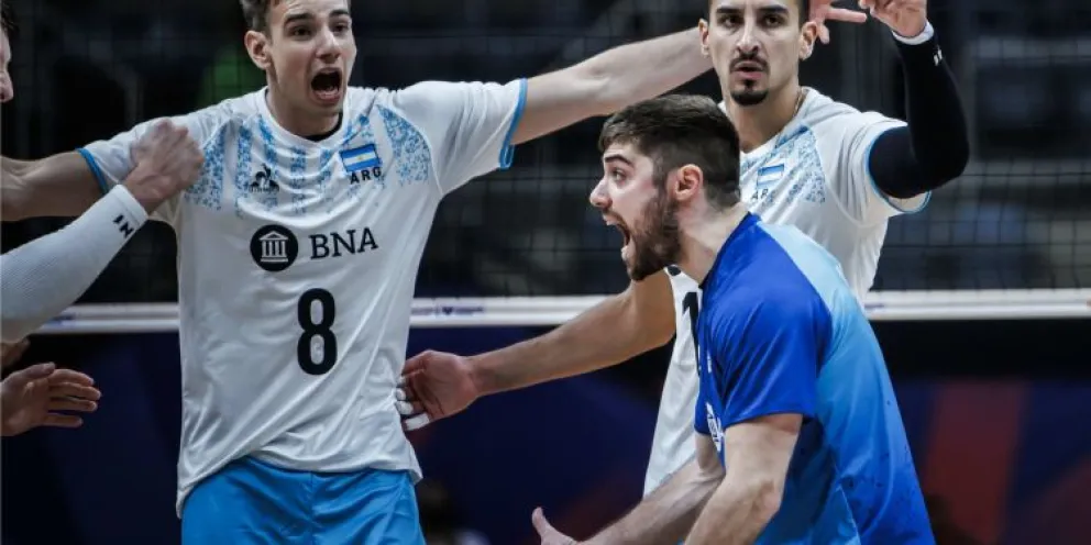 Con presencia sanjuanina, la Selección Argentina logró su segunda victoria en la VNL