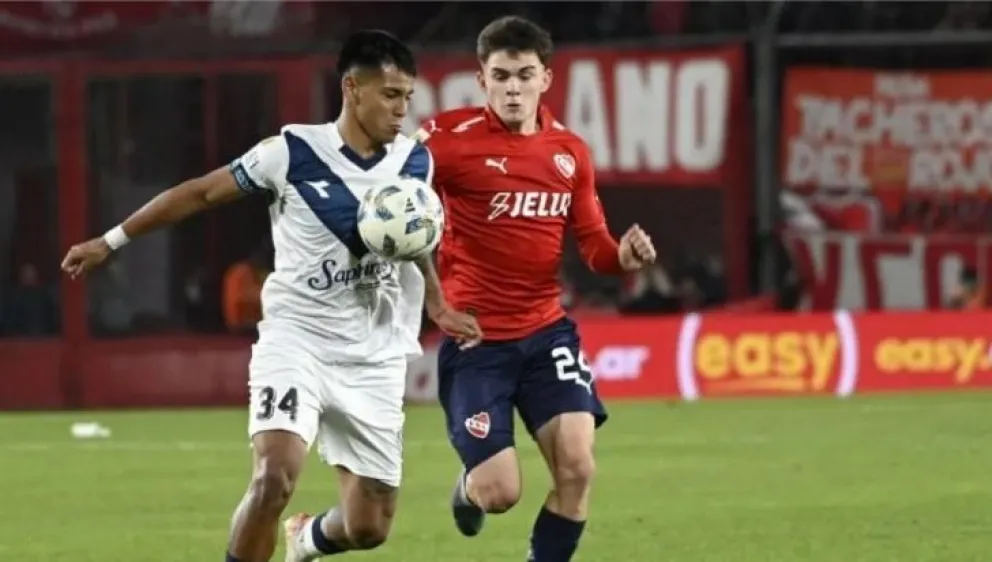 En un partido con polémicas, Independiente empató 1-1 con Vélez y sigue sin ganar en la Liga Profesional