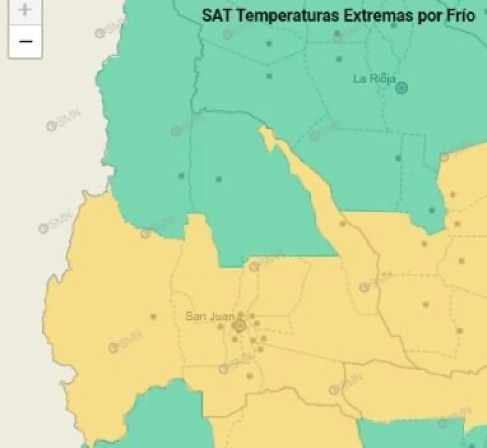 San Juan bajo alerta hoy por frío extremo