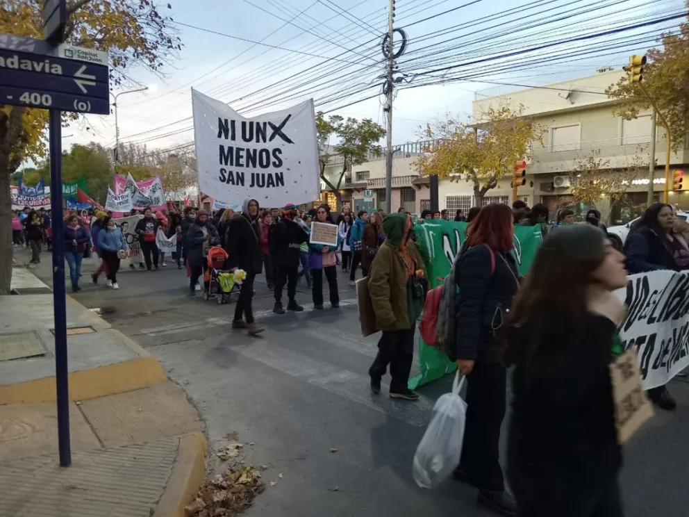 Marcha en San Juan por una nueva edición de 'Ni una menos'