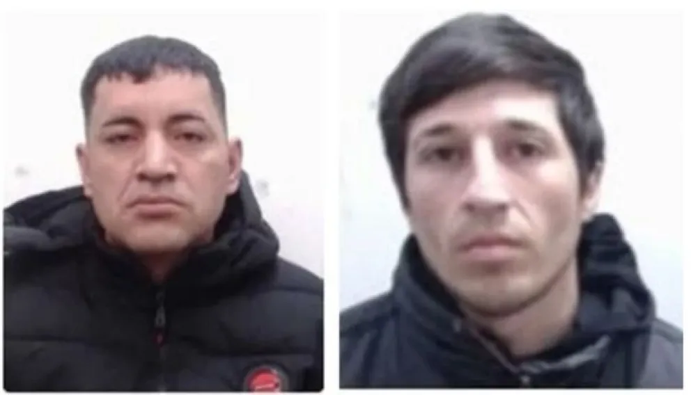 Carlos Abel Palacio (a la izquierda) y Javier Emanuel Molina son intensamente buscados. 
