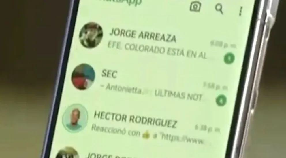 Deschave. El chat de Nicolás Maduro con un funcionario más que polémico, Jorge Arreaza.