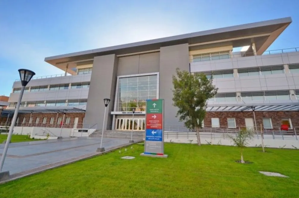 La sede. De la Obra Social Provincia en San Juan.