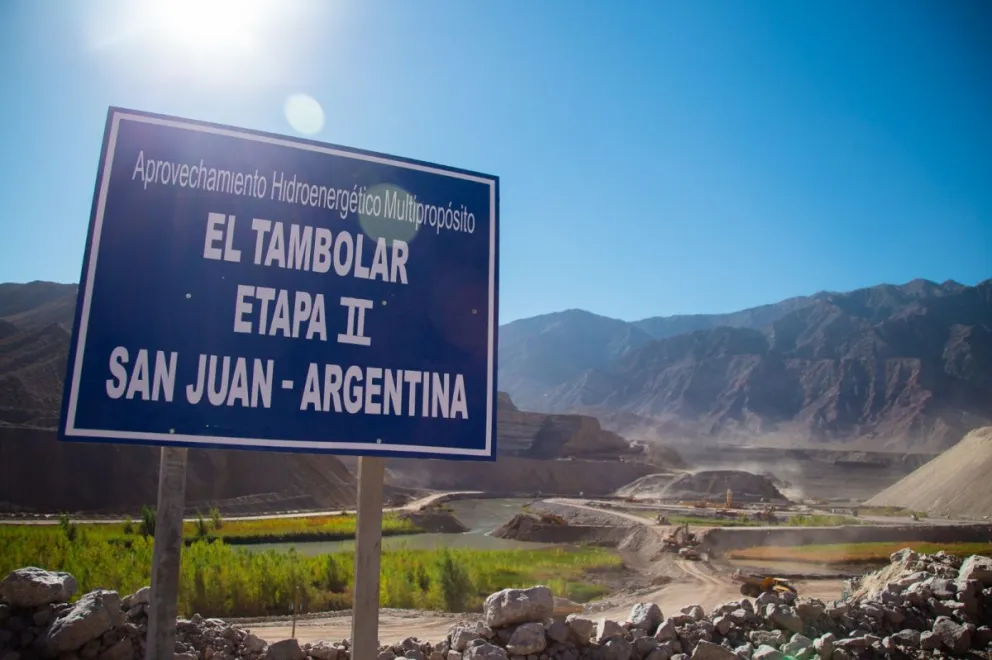 La obra del dique El Tambolar cuenta con un avance que no llega al 40 por ciento. En un pico de ejecución, demandaría unos 1.400 puestos de trabajo.