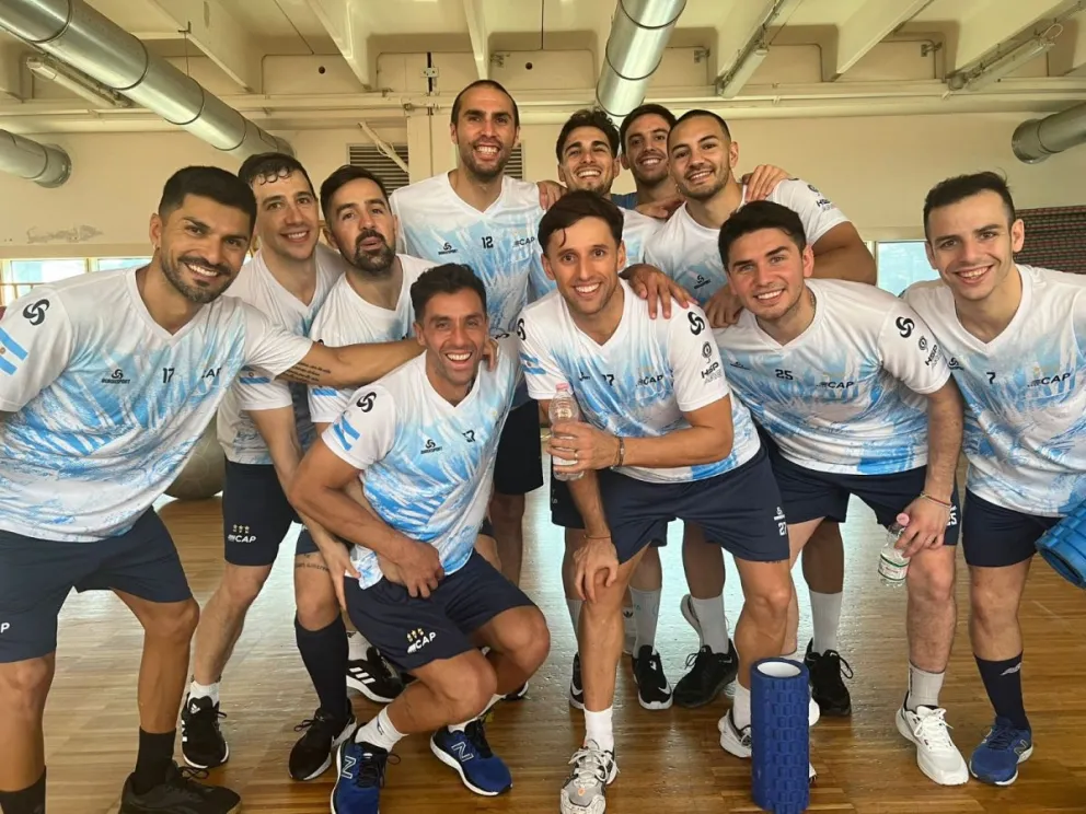 Buena onda. Es la reina en el plantel argentino que conduce José Luis Páez, en su etapa preparatoria en Valdagno.