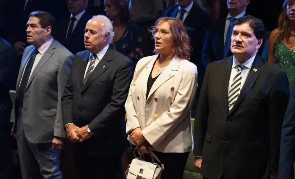 Decisión. Los ministros de la Corte, Guillermo De Sanctis, Marcelo Lima (presidente), Adriana García y Daniel Olivares, definieron dotar de más personal al sistema acusatorio, tras el pedido del fiscal General.