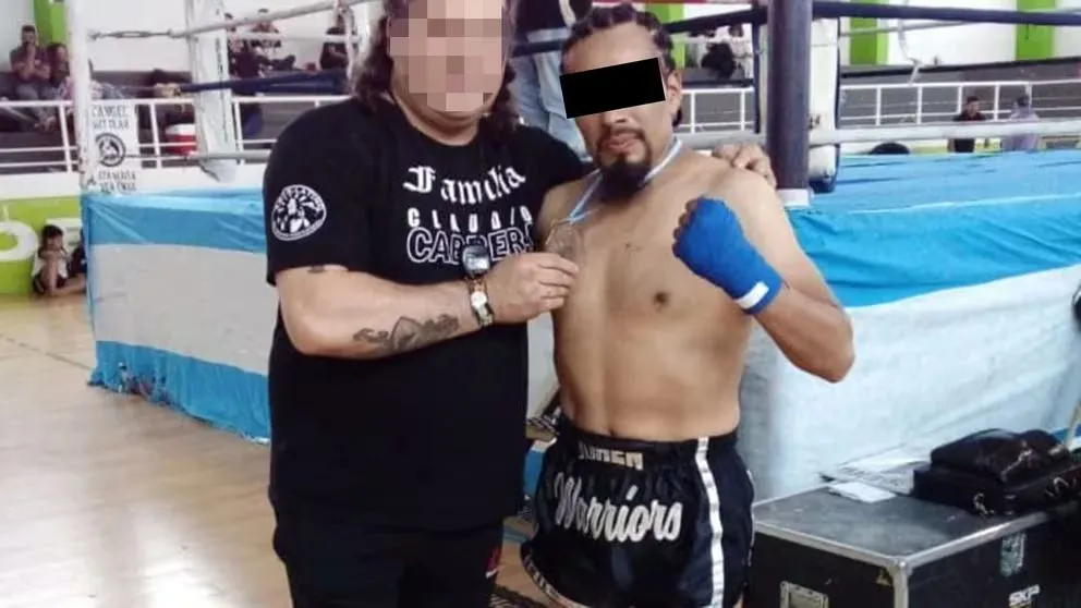 Almazán, a la derecha de la foto, fue imputado por violar a una mujer