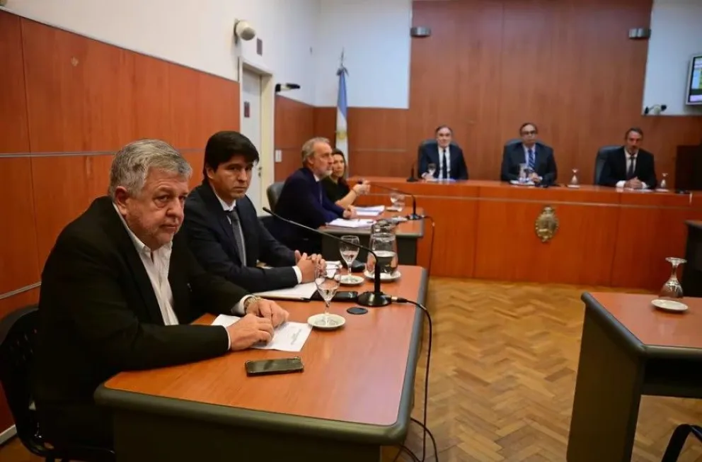 Audiencia. Ante la Cámara Federal por la causa que investiga crímenes en Venezuela.

