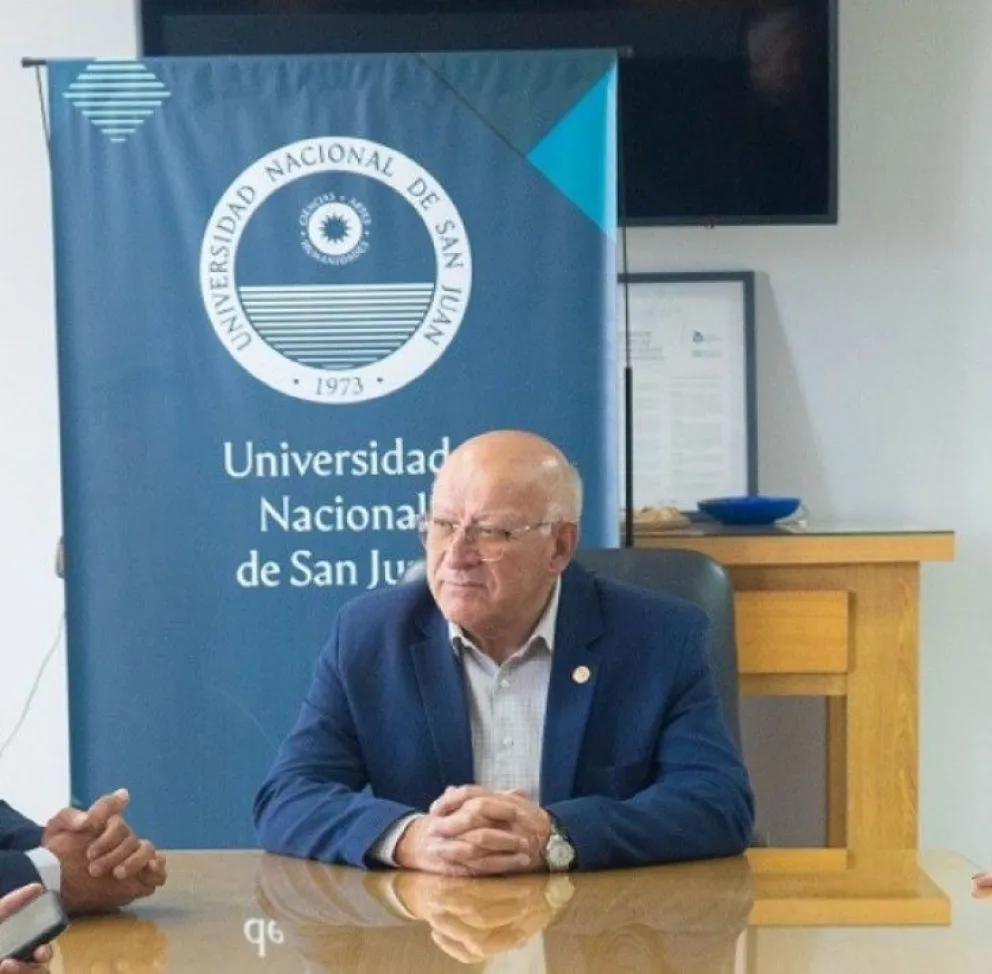 Máxima autoridad. Tadeo Berenguer, actual rector de la Universidad Nacional de San Juan.