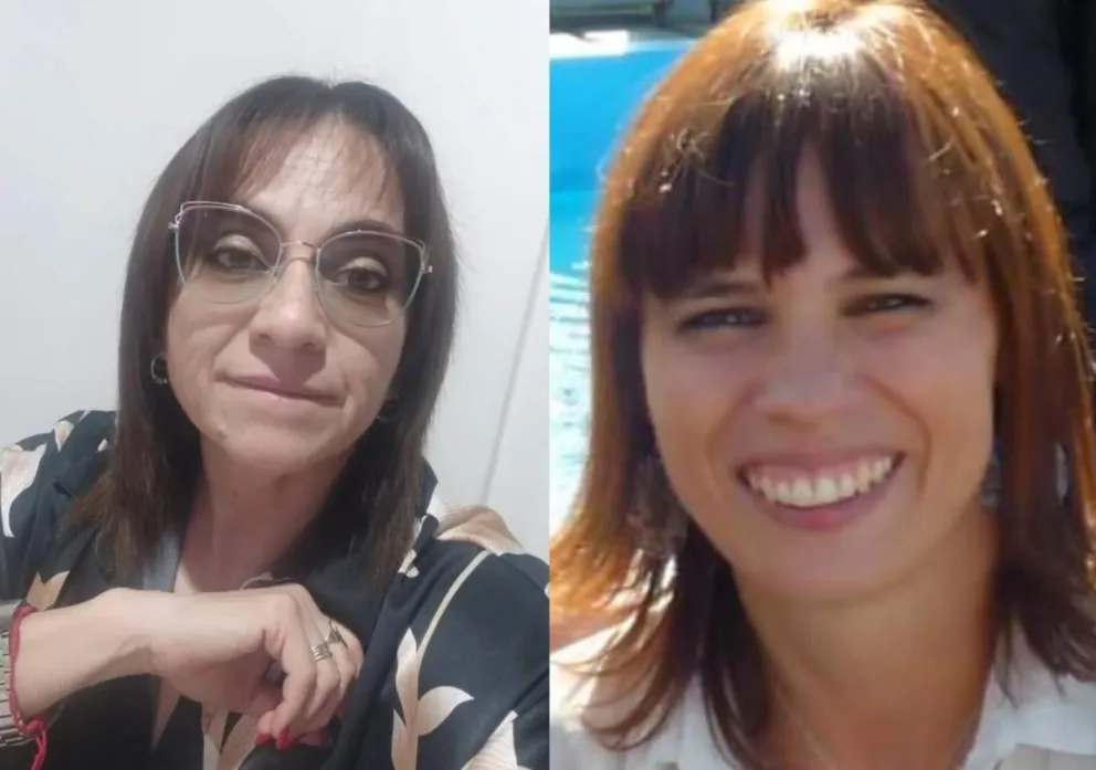 Alejandra Pittaluga, secretaria Académica, y Jimena Trotteyn, secretaria de Investigación, de la FCEFN