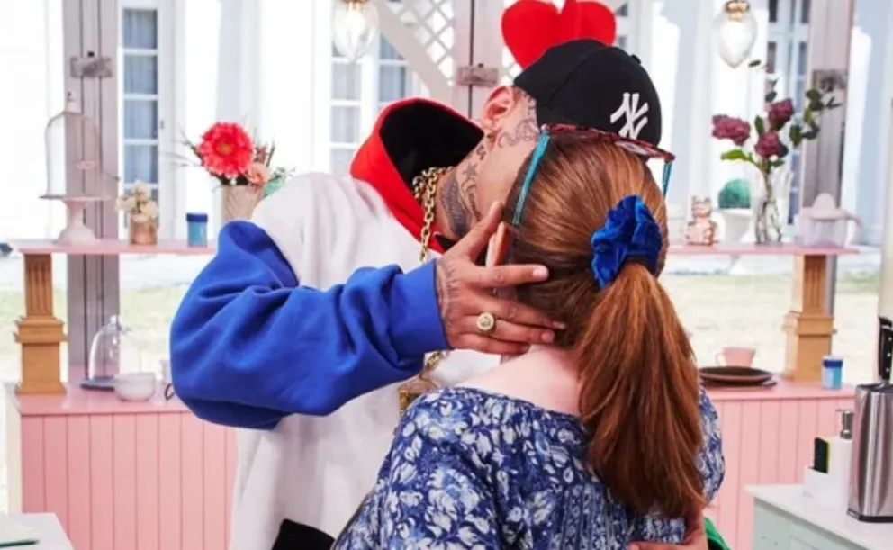 El beso de L-Gante y Andrea del Boca que revolucionó las redes
