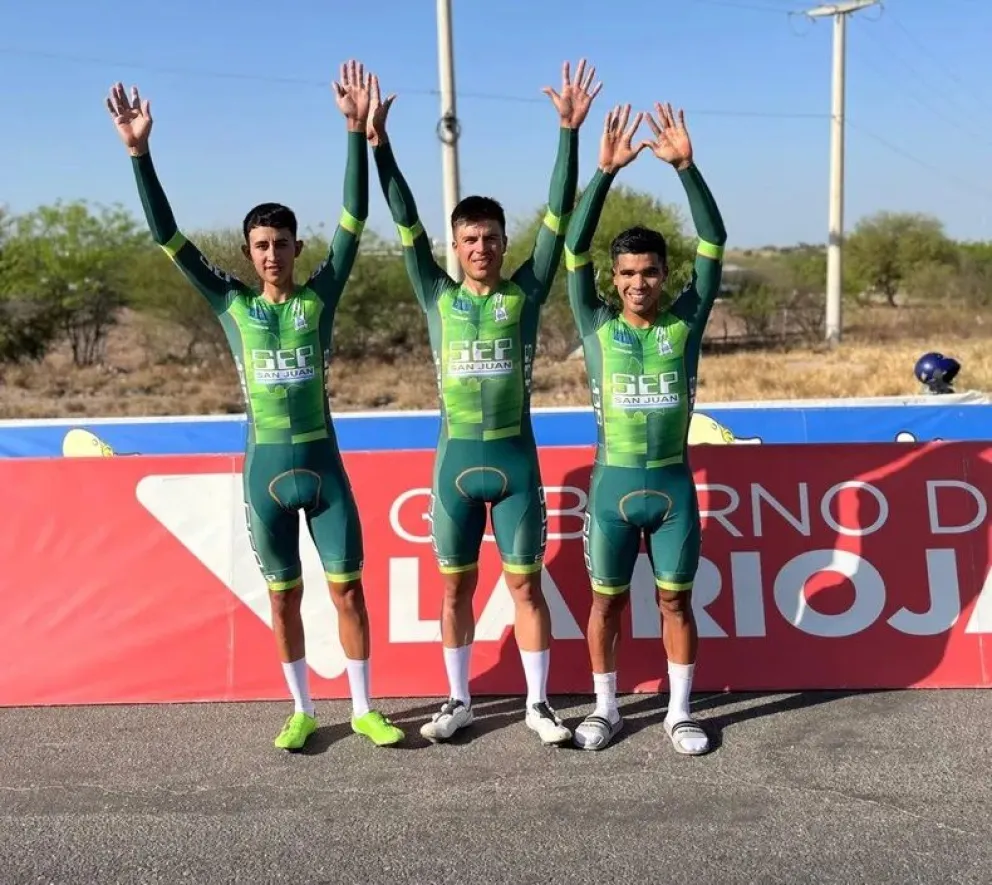 El SEP arrasó en el podio de la contrarreloj y lidera el Tour Riojano
