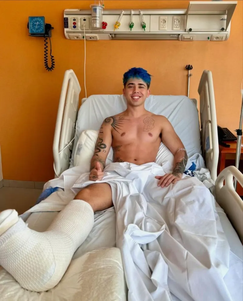 Luck Ra fue operado de una pierna