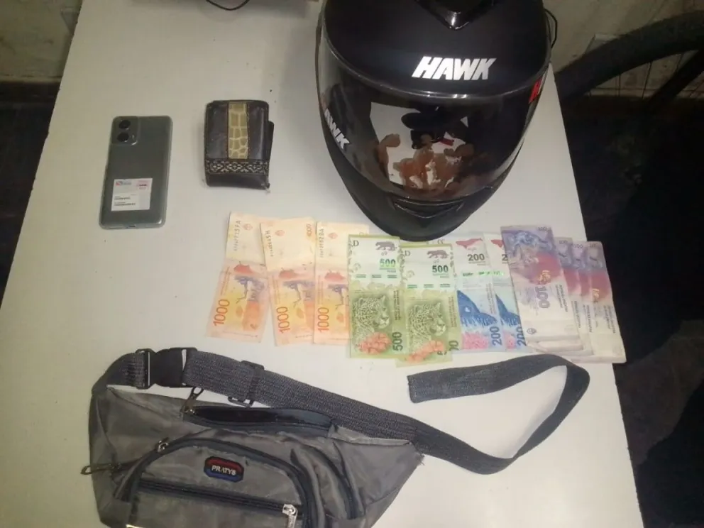 Lo recuperado por los uniformados.