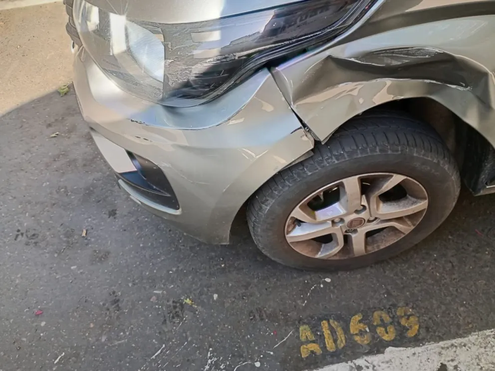 Una sanjuanina busca al responsable de un choque en el centro: “Que me contacte”.