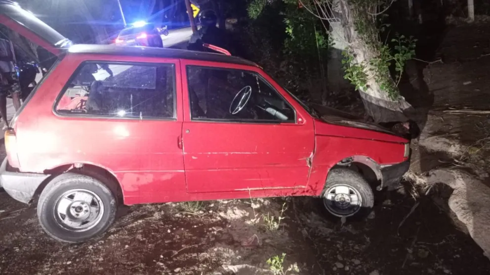Uno de los involucrados fue llevado al hospital.