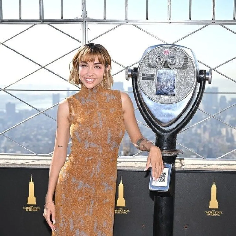 María Becerra brilló en Estados Unidos y encendió las luces del emblemático Empire State