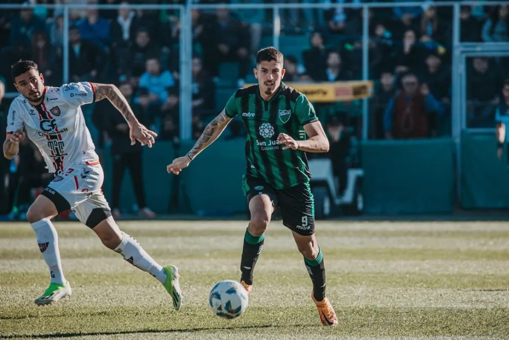 Intratable. Nazareno Funez, de 23 años y cuyo pase pertenece a Newell's, anotó siete goles desde que llegó a San Martín.
