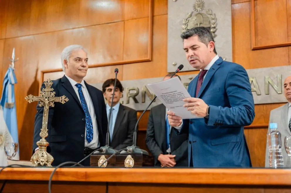 Orrego puso en función al nuevo Contador General de la Provincia