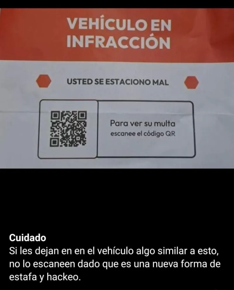 Advierten sobre estafas con falsas multas de tránsito en San Juan. 