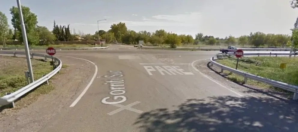 Un cruce peligroso de la Ruta 20, nuevamente protagonista de un accidente