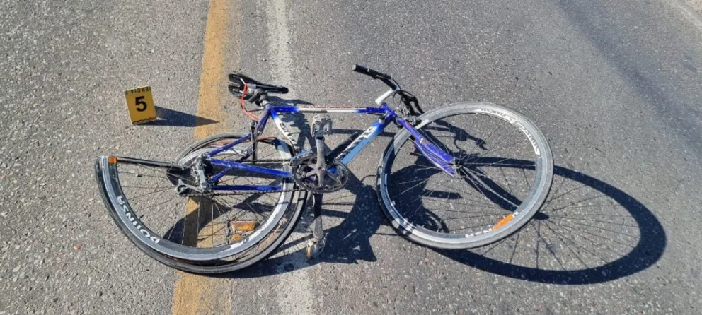 Identificaron al ciclista que falleció en el siniestro vial de Ruta 40.
