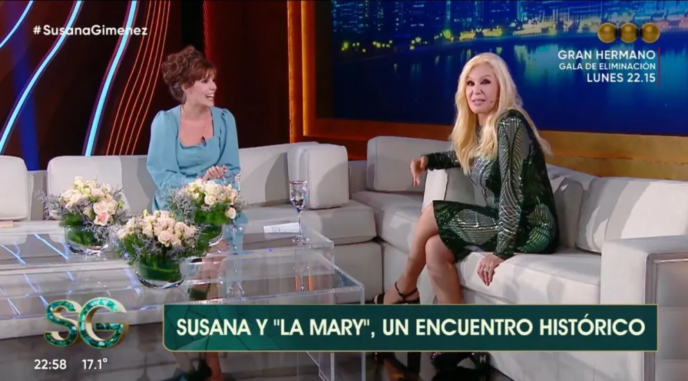 Susana cerró este año con la emotiva entrevista. 