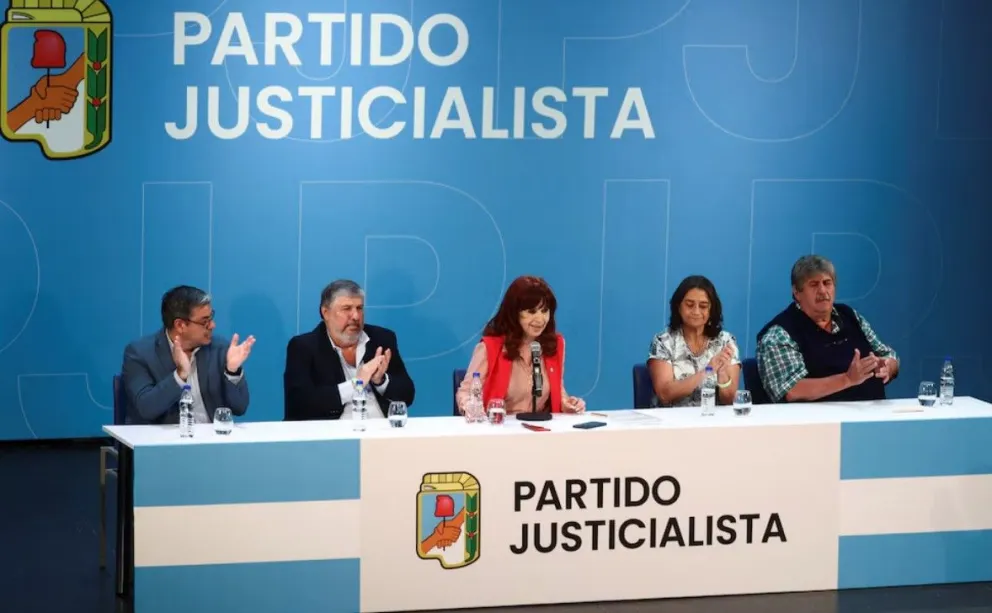 Cristina Kirchner asumió en el PJ Nacional