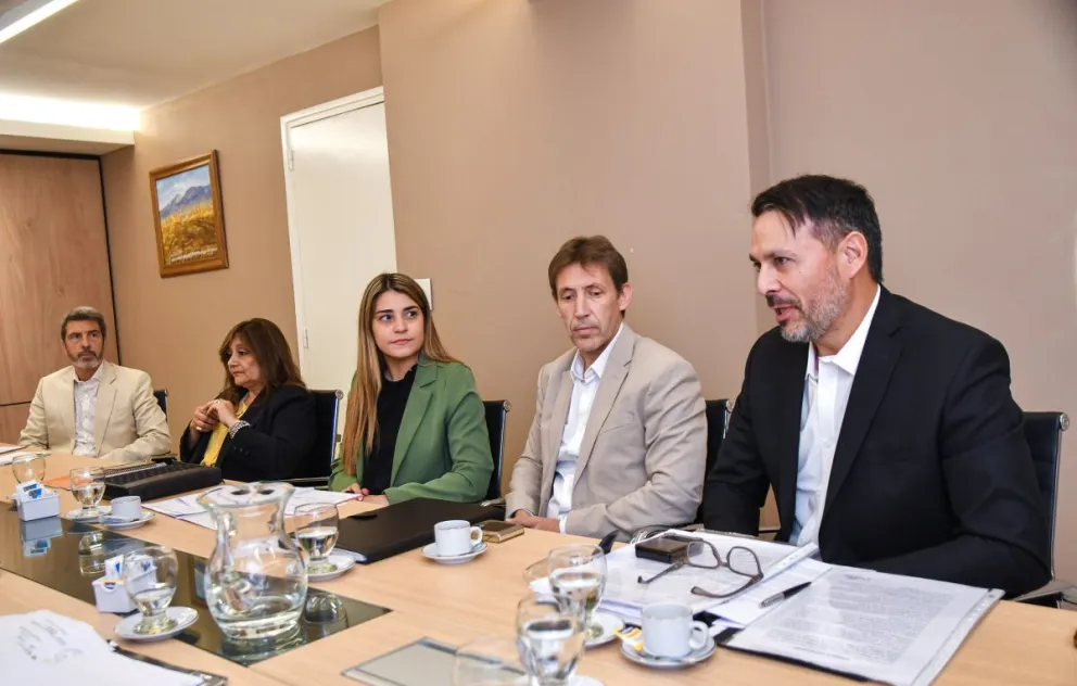  Juan Pablo Medina, presidente de la Caja de Acción Social, y Daniel Plana, Director del Comité de Control y Fiscalización, estuvieron presentes en la Cámara de Diputados.