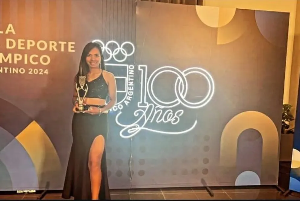 La ciclista sanjuanina Maribel Roxana Aguirre fue distinguida en la Gala Olímpica 2024, evento organizado por el Comité Olímpico Argentino (COA)