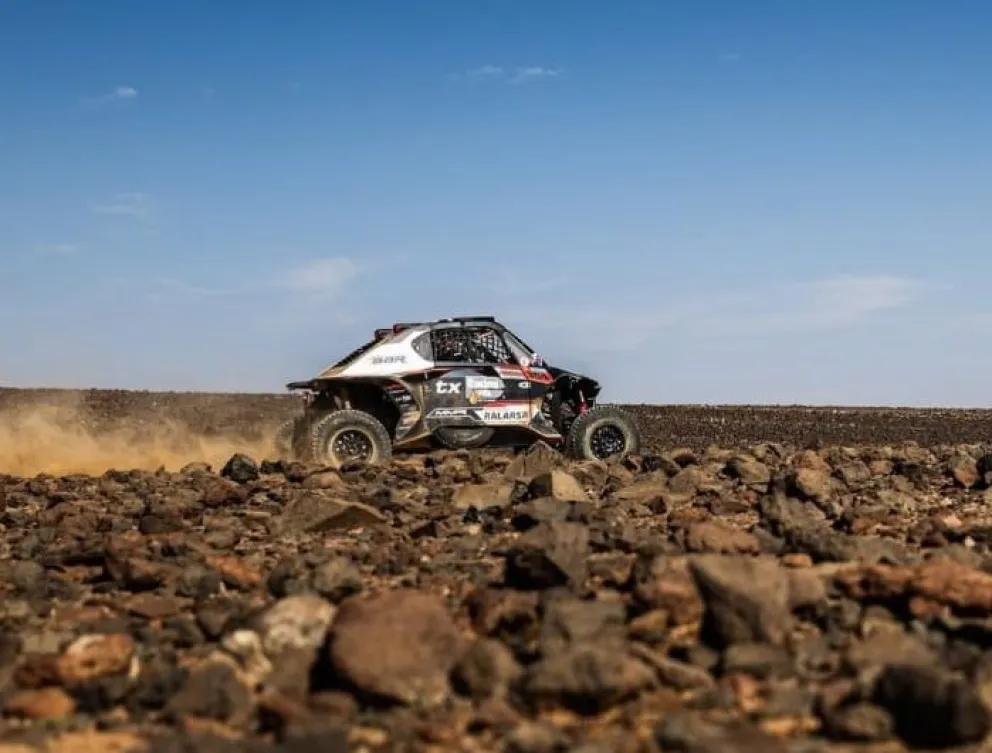 Lisandro Sisterna, a 0264Noticias: "Muy feliz por ganar mi primera etapa en mi primer Dakar"