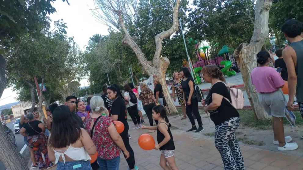 Marcha por Lola en Caucete. 