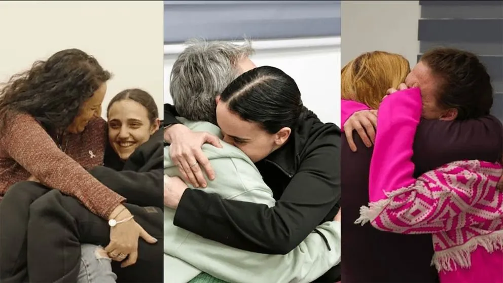 Israel confirmó que las tres rehenes liberadas por Hamas se encuentran en estado estable.