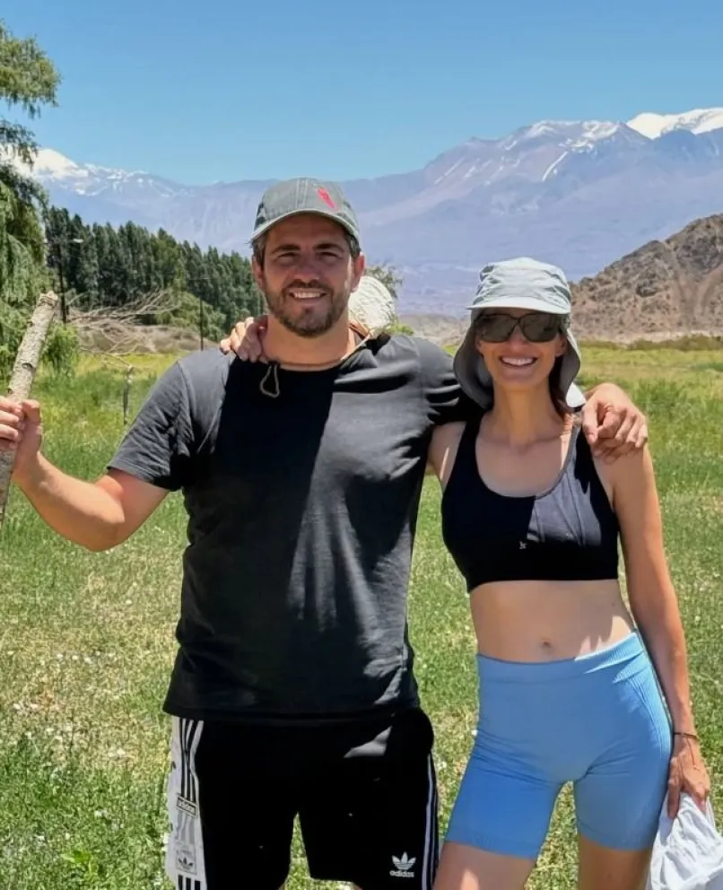 Marco Caponi y Mónica Antonópulos disfrutaron de unas vacaciones en San Juan y lo compartieron en las redes. 