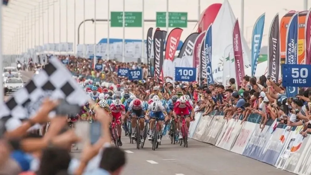 Conocé el recorrido de la Vuelta a San Juan para este sábado. 