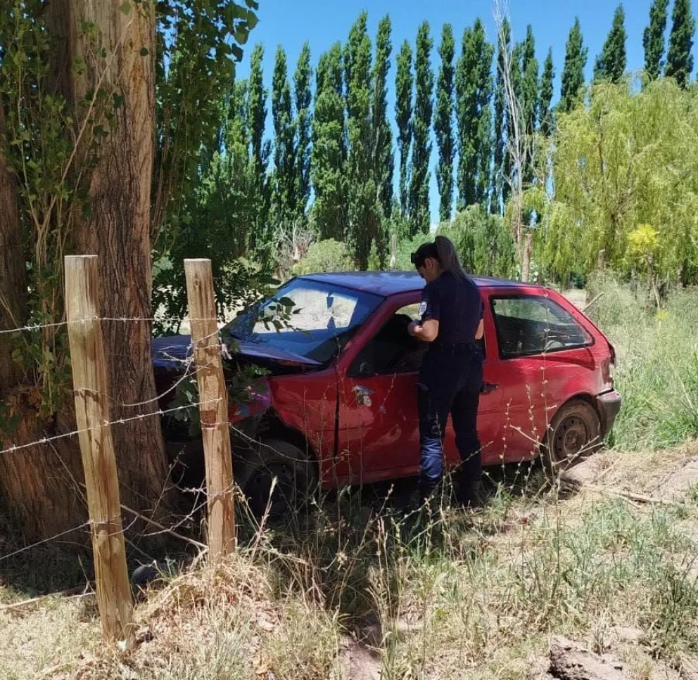 Los ocupantes sufrieron heridas menores. 