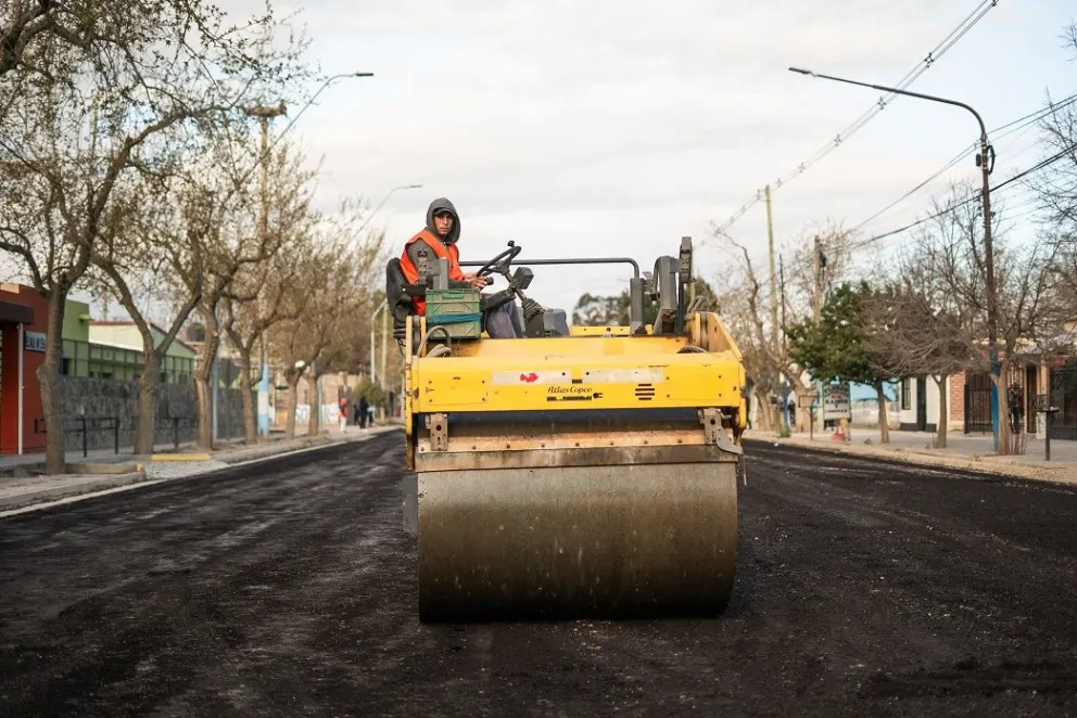 El plan provincial de pavimentación comenzará la semana que viene.