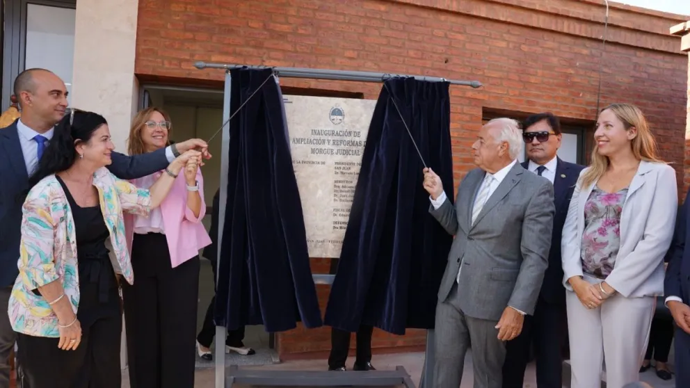 Inauguración. Del acto, participaron el presidente de la Corte, Marcelo Lima, y los ministros Adriana García y Daniel Olivares, más la jefe de la Defensa Pública, Mónica Sefair. Del Poder Judicial, faltó el fiscal General.