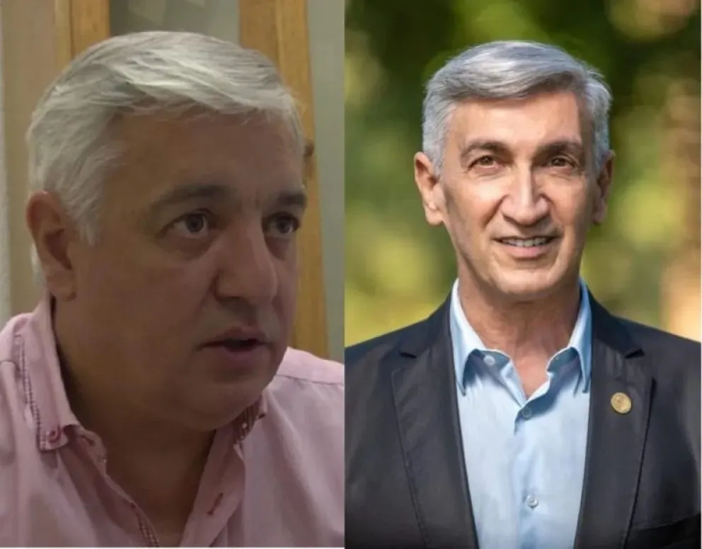 Polémica en la UNSJ: Coca desmintió a Cocinero y lo tildó de irresponsable (Ricardo Coca, a la izquierda, y Jorge Cocinero a la derecha)