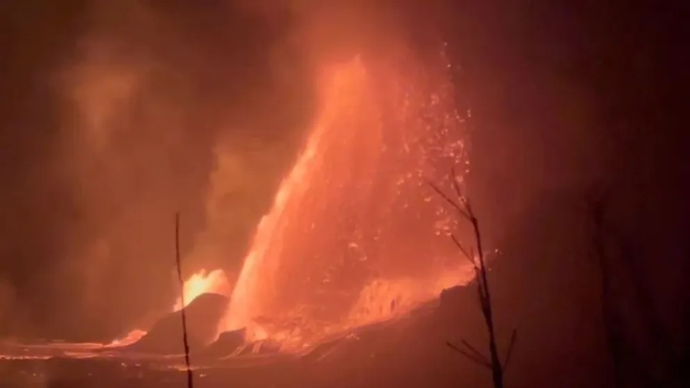 El volcán Kilauea registró una nueva erupción en Hawái. 