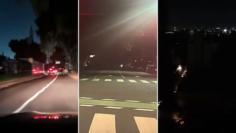 Un masivo corte de luz generó complicaciones en Buenos Aires. 