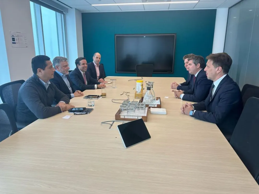 Para expandir la exploración minera, el Gobernador se reunió con directivos de BHP. 