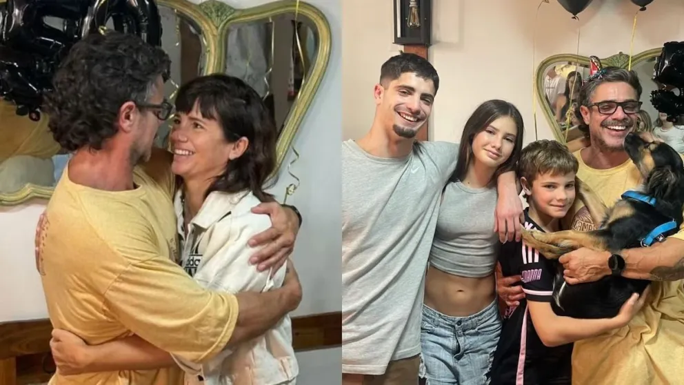 Luciano Castro celebró sus 50 años y Griselda Siciliani le dedicó un tierno mensaje. 