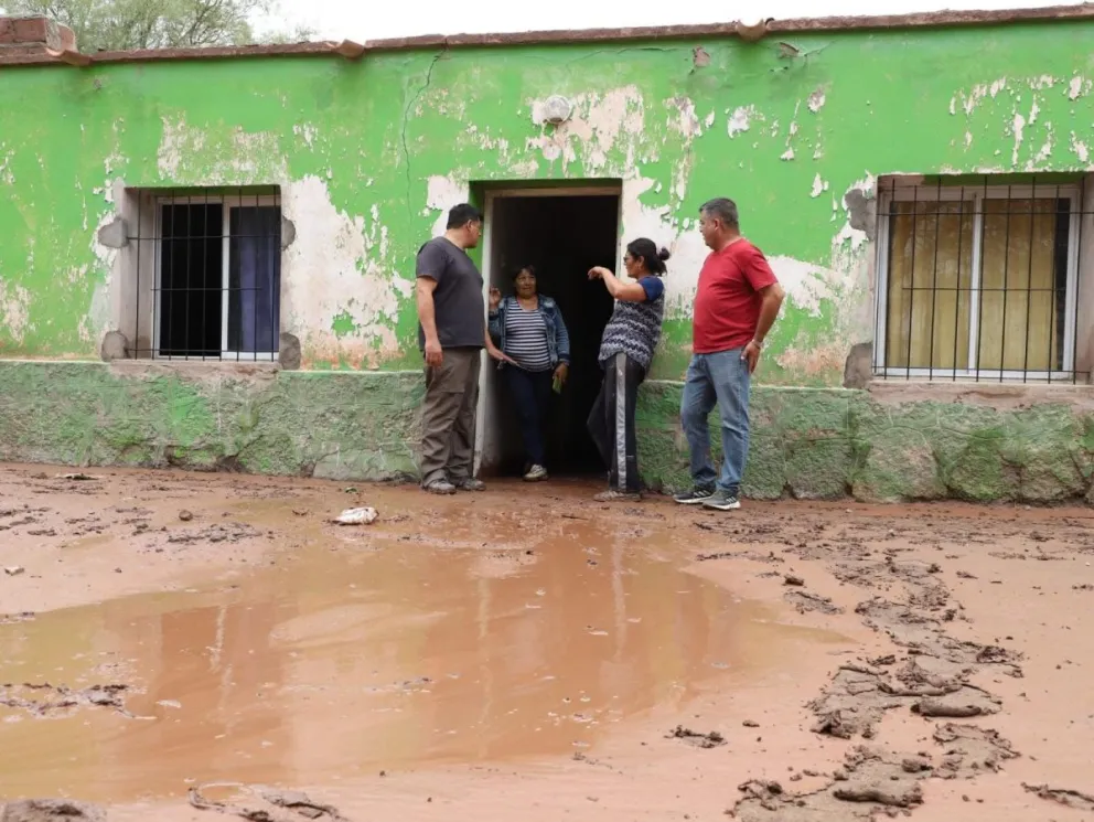 Jáchal, liderada por el peronista Matías Espejo, recibió 120 millones de pesos como asistencia para las familias afectadas por las lluvias y también para obras.