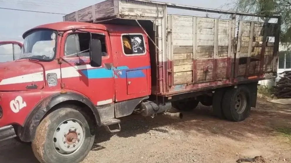 Un camionero riojano quedó detenido tras intentar huir con una carga de leña ilegal