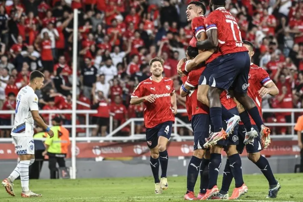 Fecha 11 de la Liga Profesional: los sanjuaninos, protagonistas en la jornada (Independiente festejando el triunfo ante Godoy Cruz)