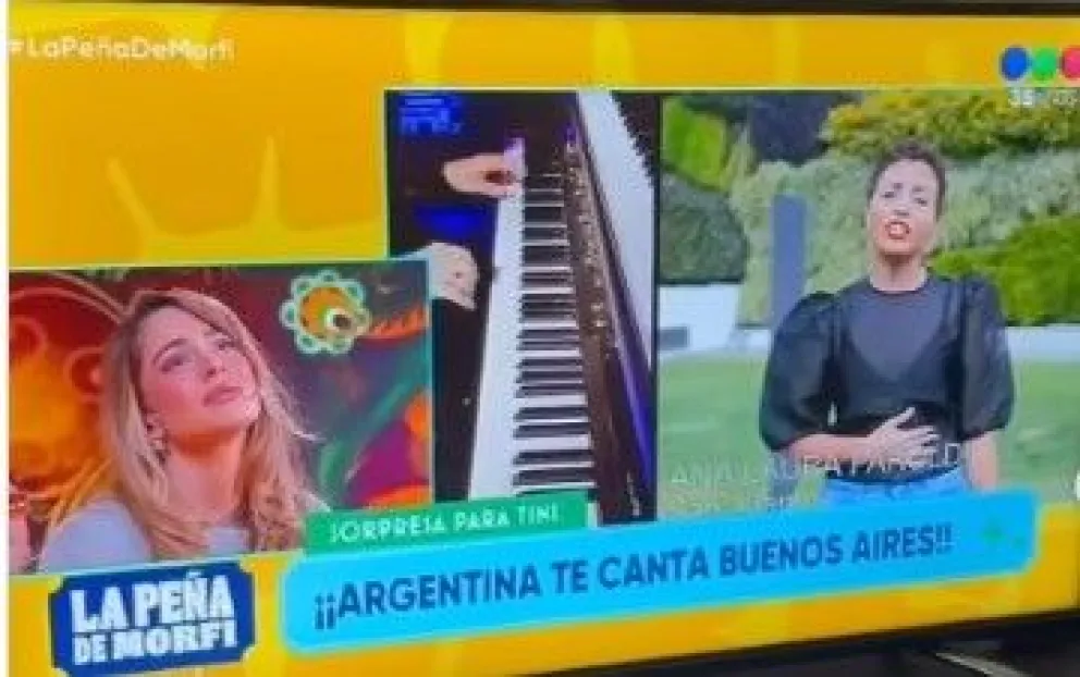 La sanjuanina Ana Laura Paroldi fue parte de un emotivo momento en el programa de Telefe, donde interpretó “Buenos Aires”, uno de los éxitos de Tini.
