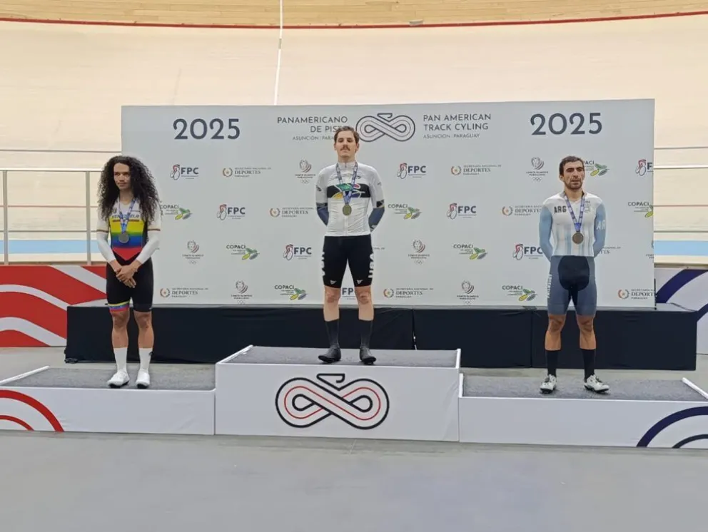 De la mano del sanjuanino Ramos, la Selección Argentina obtuvo dos medallas en el Panamericano de Pista